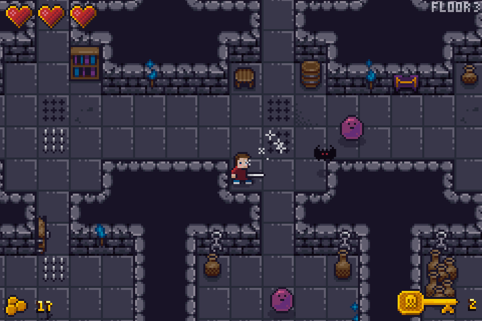 Pixel Pajama Studios Demo: Doomridge Dungeon Gameplay Screenshot