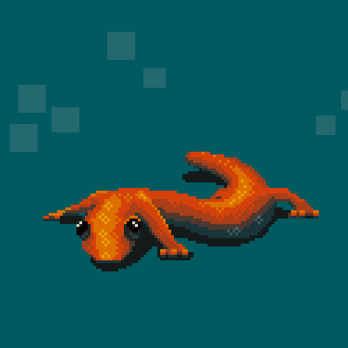 abonbon pixelart: salamander