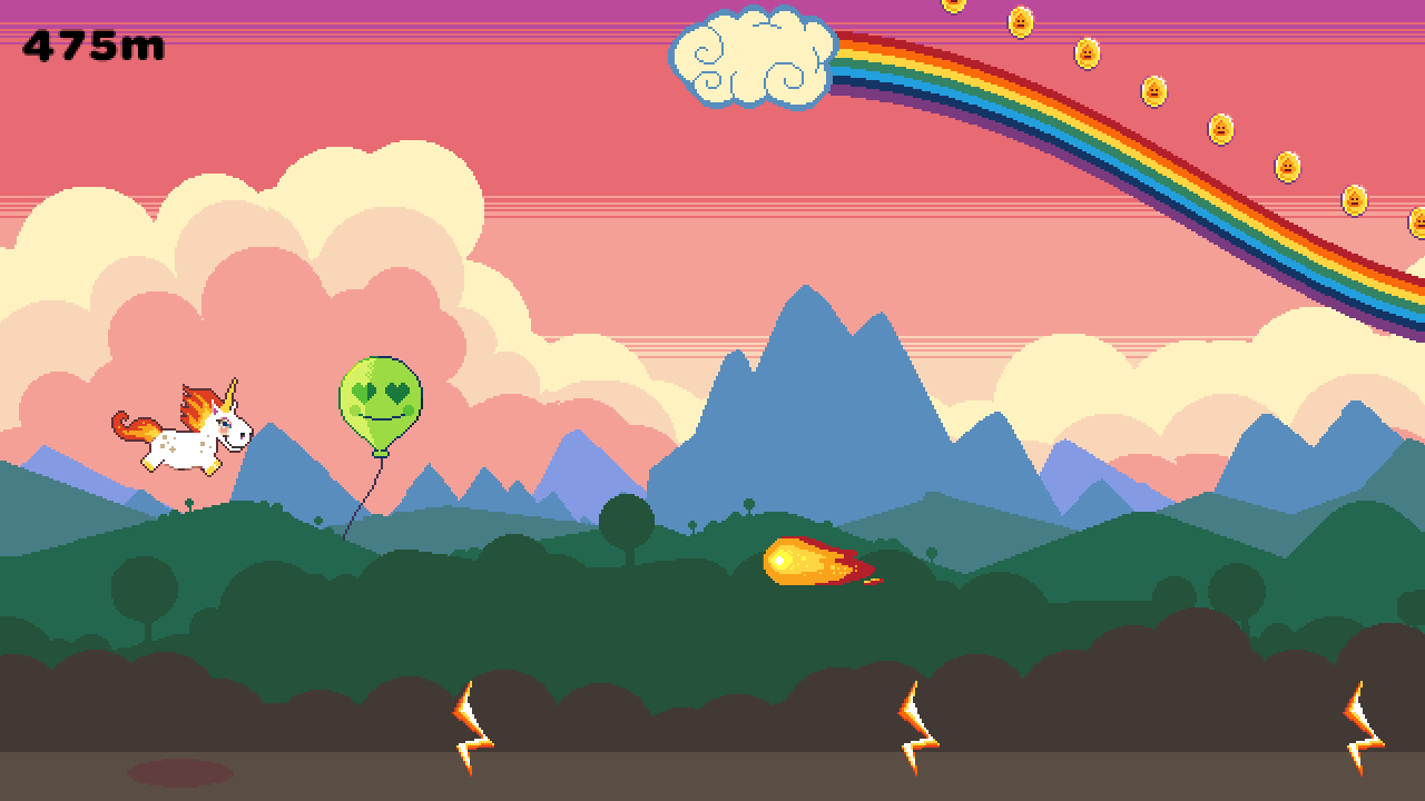Rainbow Sparkle Time Early Prototype Screenshot