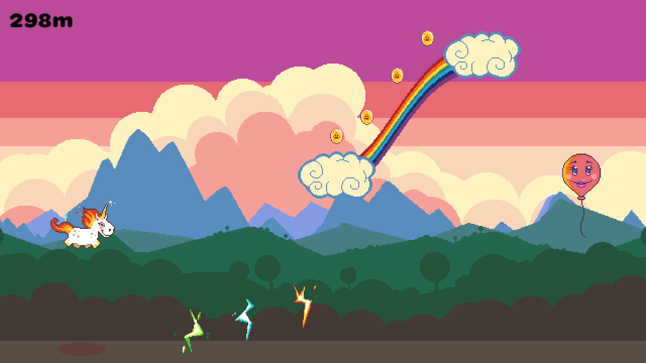 Rainbow Sparkle Time Early Prototype Screenshot