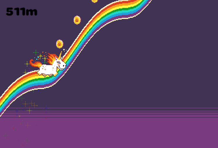 Rainbow Sparkle Time Early Prototype Screenshot