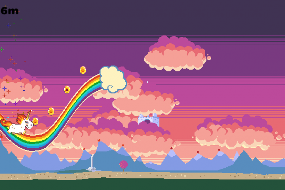 Rainbow Sparkle Time Early Prototype Screenshot