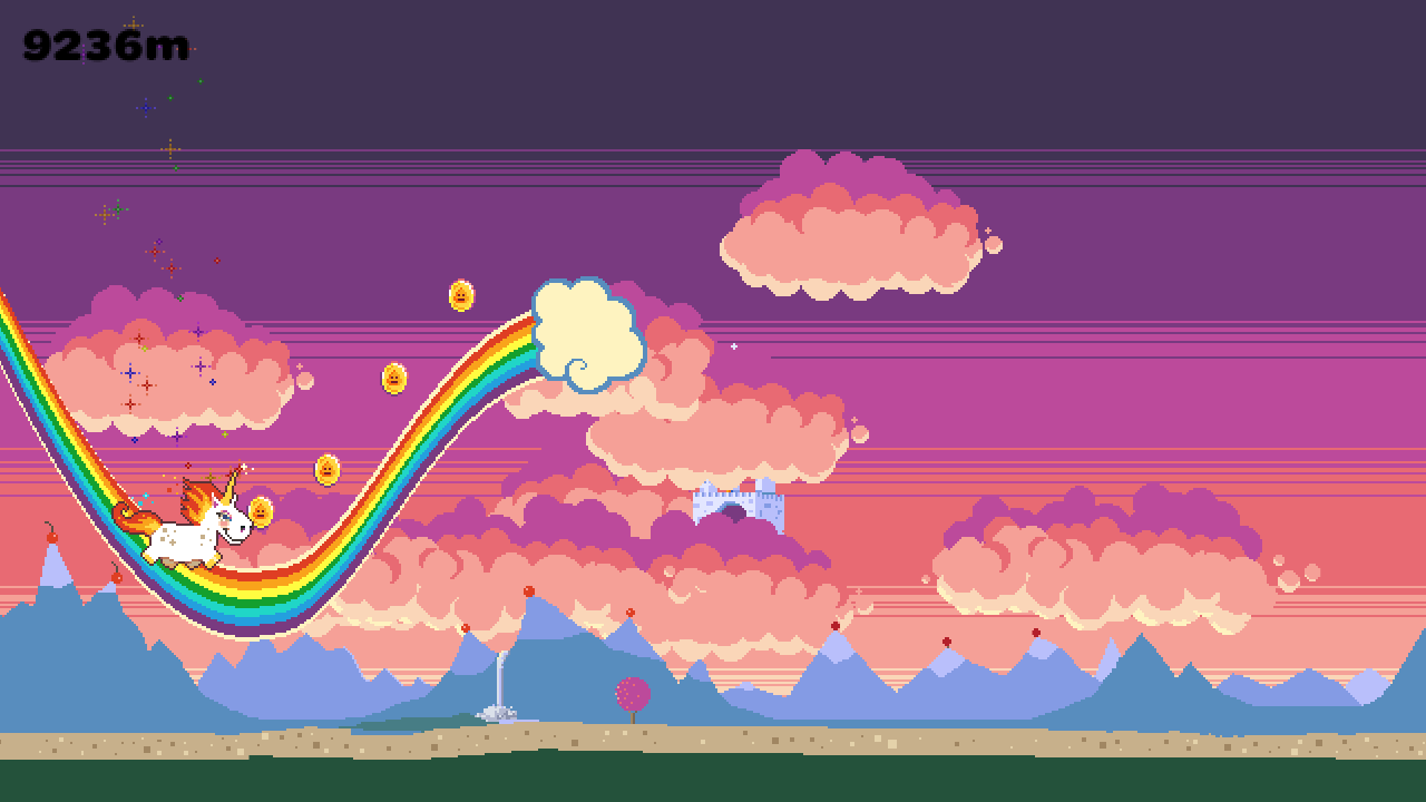Rainbow Sparkle Time Early Prototype Screenshot