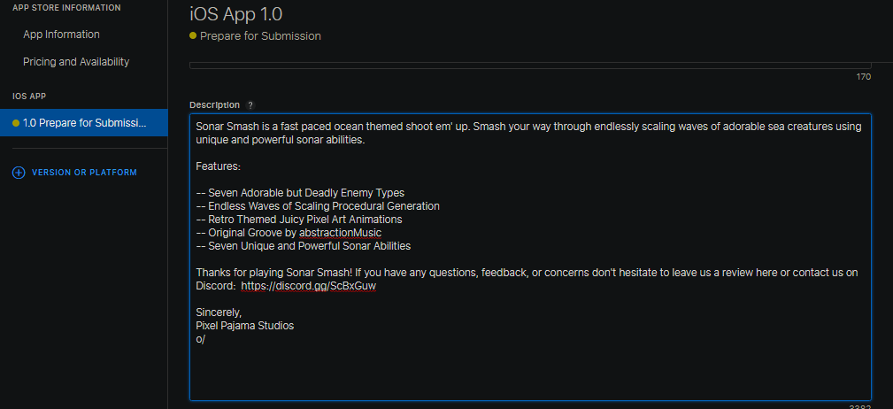 Sonar Smash App Store Description Sketching